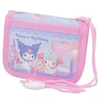 Takanami Create Wallet with Window My Melody Kuromi & [128888]