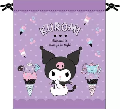 Таканами Создать Сумку на шнурке S Куроми Идет в детский сад Школьные уроки [120172] фиолетовый