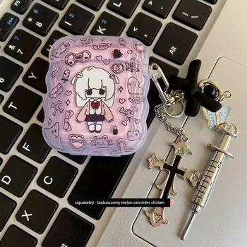 Таканаши Рикка Розовый Молодой Взрослый Сердце Ракушка Яблоко Apple Airpods Pro 2 D26 Birds Swim Six Flowers