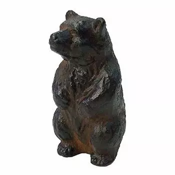 Takaoka paperweight bear calligraphy weight 280g Takaoka ironware