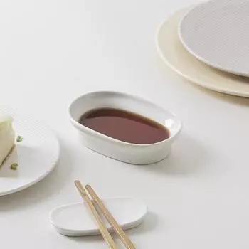 Такаон уникальный ежедневный овальный гарнир Нет. 1 [4 цвета] миска для гарнира, соусница, набор гарниров white