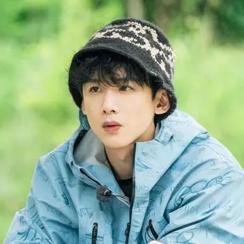 Такая же шапка рыбака ручной работы от Bai Jingting, детская осенне-зимняя японская ажурная вязаная шапка-тазик, универсальная шерстяная шапка 56-58cm чёрный