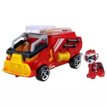 Такара Томи (ТАКАРА) ТОМИ) Щенячий патруль Фильм Mighty базовый автомобиль пожарная машина Marshall Mighty