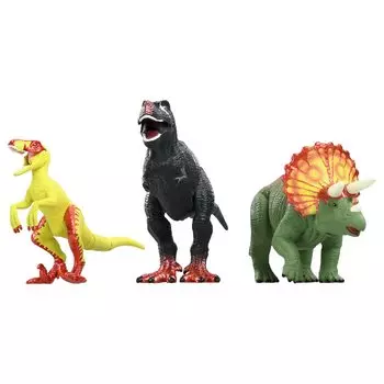 TAKARA TOMY Ania Adventure Continent Ania Kingdom Volcano Dinosaur Set Red (Metal Ver.)