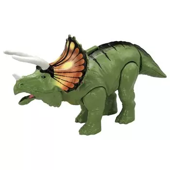 TAKARA TOMY Ania Adventure Continent Ania Kingdom Big Ania Tory Animal Dinosaur Toy Ages (Трицератопс) 3+ зелёный