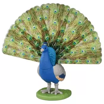 takara tomy Ania AS-16 peacock (Indian Peafowl) animal dinosaur toys 3 years old and older