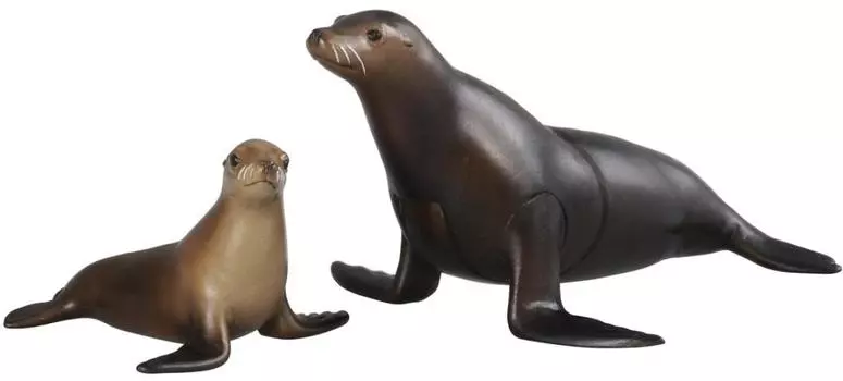 TAKARA TOMY ANIA AS-21 Sea Lion Животное Динозавр Реалистичная движущаяся фигурка Игрушка Возраст от 3 лет и старше Соответствует стандартам безопасности игрушек Сертификация ST Mark ANIA