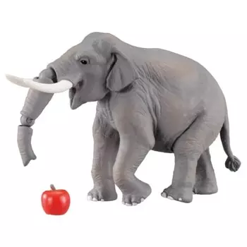 TAKARA TOMY Ania AS-33 Asian Elephant Животное Динозавр Реалистичная движущаяся фигурка Игрушка Возраст от 3 лет и старше Соответствует стандартам безопасности игрушек Сертификация ST Mark AN