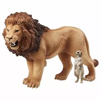 Takara Tomy Ania лев животное динозавр игрушка возраст AS-01 (с сурикатом) 3+