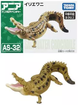 Takara Tomy Ania Морской крокодил Животное Динозавр Игрушка Возраст AS-32 3+