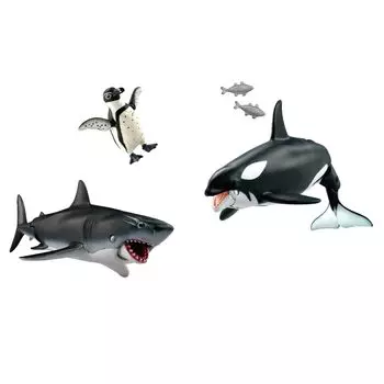 Takara Tomy Ania Sea Creature Hunter Set Animal Dinosaur Toy Ages AA-02 3+