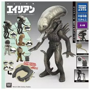 Takara Tomy Arts 20th Century Studio Alien Defomaster Figure Collection x All 5 Types Set Full Comp Gacha Gacha Capsule Toy (Перепродажа)