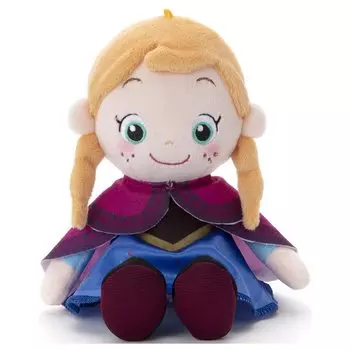 Takara Tomy Arts Disney Character Washable Beans Collection, мягкая игрушка Анна, высота 19 см, прибл.