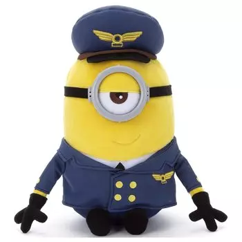 Takara Tomy Arts Minions 2 Plush S Stuart Высота 24 см (пилот) ок.