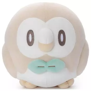 Takara Tomy Arts PokePiece Plush Approximately 20cm Tall (TAKARATOMY A.R.T.S) Mocchi-Mocchi-Style Toy, Rowlet,