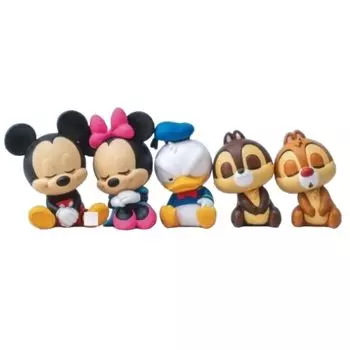 Takara Tomy Arts Shoulders Disney Character x All 5 Types Set Full Comp Gacha Gacha Capsule Toy Fig. (Перепродажа)
