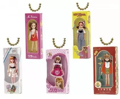 Takara Tomy Arts Successive Miniature Package Collection 2 x All 5 Types Set Full Comp Gacha Gacha Capsule Toy Licca-chan