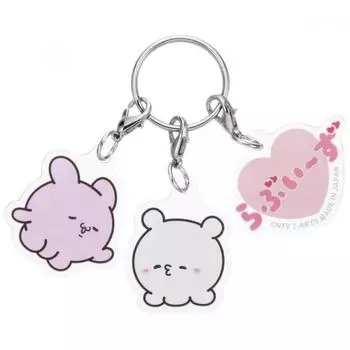 Takara Tomy Arts тройной акриловый держатель для ключей Throw Kiss