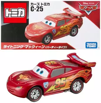TAKARA TOMY Cars Tomica Lightning McQueen Mini Car Toy Ages Boxed Toy Safety Standards Passed ST Mark Certification TOMICA TAKARA TOMY Disney C-25