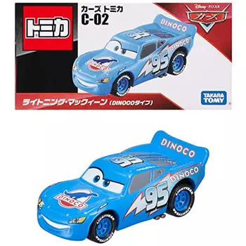 TAKARA TOMY Disney Cars Tomica C-02 Молния Маккуин (Тип ДИНОКО)