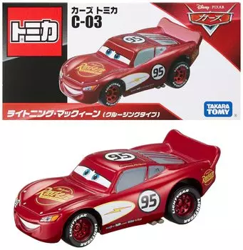TAKARA TOMY Disney Cars Tomica C-03 Молния Маккуин (Тип круиза) Мини-машинка для детей от 3 лет