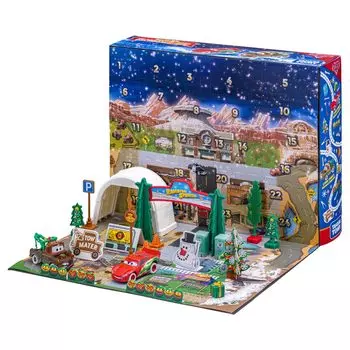 Takara Tomy Disney Cars Tomica Cars Tomica Адвент-календарь 2024 Мини-машинка Игрушка Возраст 3+