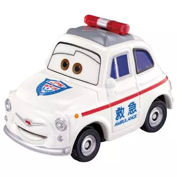 TAKARA TOMY Disney Cars Томика C-39 Луиджи (Тип машины скорой помощи) Мини-машинка для детей от 3 лет