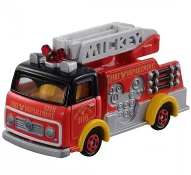 TAKARA TOMY Disney Motors Пожарная машина Микки Мауса Мини-машина возрастом 3 года, прошла сертификацию безопасности игрушек ST Mark TOMICA TAKARA TOMY Tomica DM-17