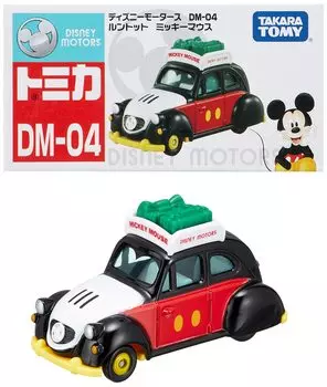 TAKARA TOMY Disney Motors Runtotto Mickey Mini car игрушечная машинка для детей от 3 лет и старше стандарт безопасности игрушек в коробке прошел сертификацию ST mark TOMICA TAKARA