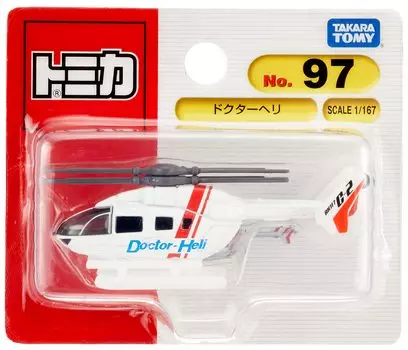 TAKARA TOMY Doctor Helicopter Mini car car toy 3 years old and over Blister package Passes toy safety standards ST mark certification TOMICA TAKARA