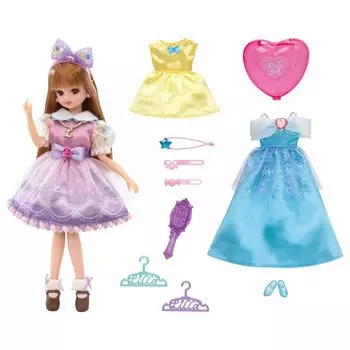 Takara Tomy Doll Dreaming Gift Set Play Toy Ages Licca-chan LD-01 Licca-chan Dress-up 3+