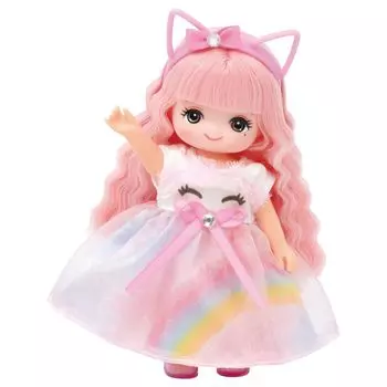 TAKARA TOMY Doll Yumekawa play 3 years old and passes toy safety ST Mark certification Licca TAKARA TOMY Licca-chan LD-27 Maki-chan Dress-up doll,