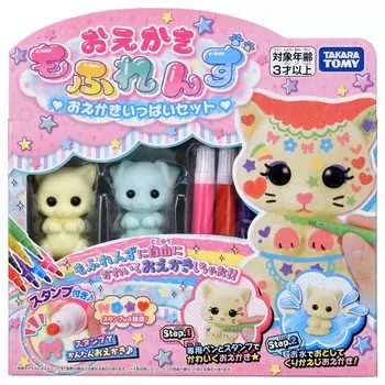 TAKARA TOMY Drawing Mofrens Полный набор рисунков