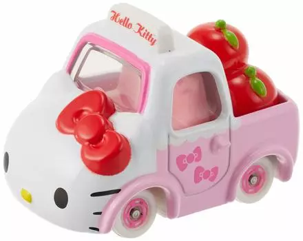 Takara Tomy Dream Tomica 152 Hello Kitty Apple Carrying Mini car 3 года, прошла сертификацию ST Mark по безопасности игрушек TOMICA TAKARA TOMY Tomica
