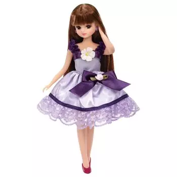 TAKARA TOMY Dress Grape Ribbon Doll Игрушка для ролевых игрушек От 3 лет Соответствует стандартам безопасности игрушек Сертификация ST Mark Licca Один размер Licca-chan LW-03