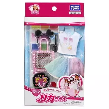 Takara Tomy Dress Oshikatsu Debut Set Play Toy Ages Licca-chan LW-12 Dress-up 3+
