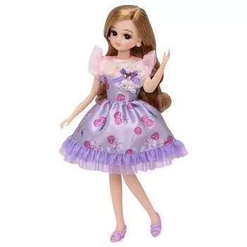 TAKARA TOMY Dress Sweet Doll Play Toy Ages Toy Standards Security Certification ST Mark Licca TAKARA TOMY Licca-chan LW-03 Cherry Dress-up 3+