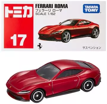 TAKARA TOMY Ferrari Roma Mini car car toy 3 years old and older Boxed Toy safety standard passed ST mark certification TOMICA TAKARA TOMY Tomica