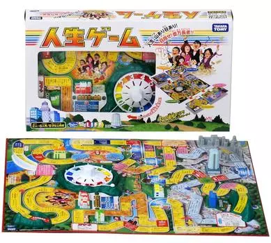 TAKARA TOMY Game of Life Упаковка Ш504 x В297 x Г75 мм На 6 человек