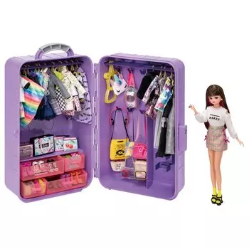TAKARA TOMY играет в возрасте 3 лет и проходит сертификацию безопасности игрушек ST Mark Licca TAKARA TOMY Licca-chan #Licca #Wear Trunk Одеваемая кукла, дом, игрушка,