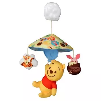 TAKARA TOMY Инсталляция для коляски Disney Dear Little Hands Fluffy Mini Merry Winnie the Pooh