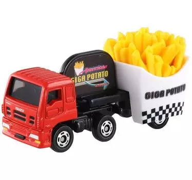 TAKARA TOMY Isuzu Giga French Fries Car Мини-машинка игрушечная машинка для детей от 3 лет и старше Упакованная игрушка стандарт безопасности прошла сертификацию ST Mark TOMICA Tomica