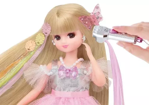 TAKARA TOMY Кукла Oshi Pink Play Toy Ages Licca-chan Exterica-chan Dress-up 3+