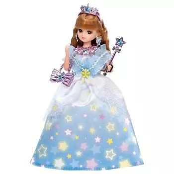 Takara Tomy Licca-chan Doll LD-03 Shiny Star Princess Dress-up Play Toy Ages 3+