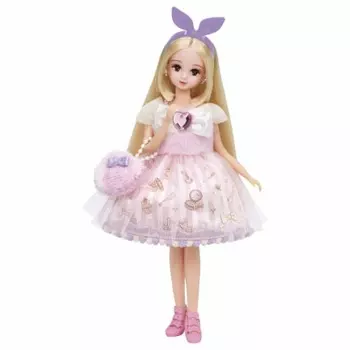 TAKARA TOMY Licca-chan Dress Yumeiro Dress Set Make Happy Игрушка-одевалка для игрушек От 3 лет Соответствует стандартам безопасности игрушек Сертификация ST Mark Lic