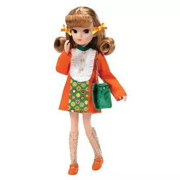Takara Tomy Licca-chan Кукла Retro Rika Tangerine Lips (Изделие к 100-летию Takara Tomy) Игрушка-одевалка для детей от 3 лет