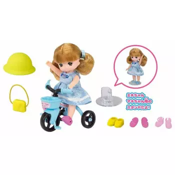 TAKARA TOMY Licca-chan LG-13 Miki-chan Maki-chan Niconico-san Rinsha Кукла-наряд, игрушка для игрового домика, от 3 лет, соответствует стандартам безопасности игрушек,