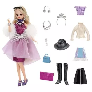 Takara Tomy Licca Doll Party Deluxe Set Dress Up Play Toy Ages #Licca #Reception 3+