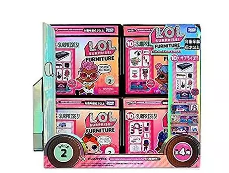 TAKARA TOMY Мебель Серия 2 4 вида ассорти LOL. Сюрприз!