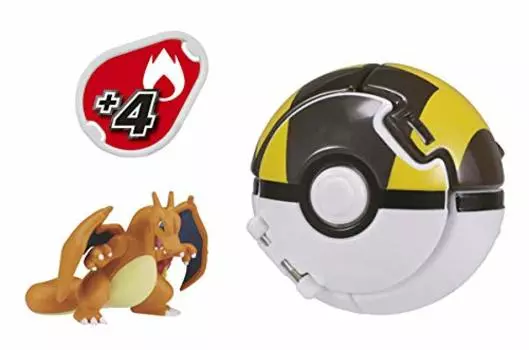 TAKARA TOMY Monster Moncolle Pokedelze Charizard Pokemon Фигурка Игрушка Возраст от 4 лет и старше Соответствует стандартам безопасности игрушек Сертификация ST Mark Pokemon TAKARA
